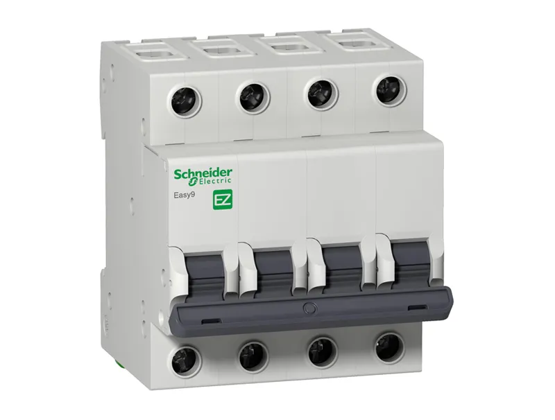 EASY9 MCB 4P 16A 4.5KA 400V C CURVE