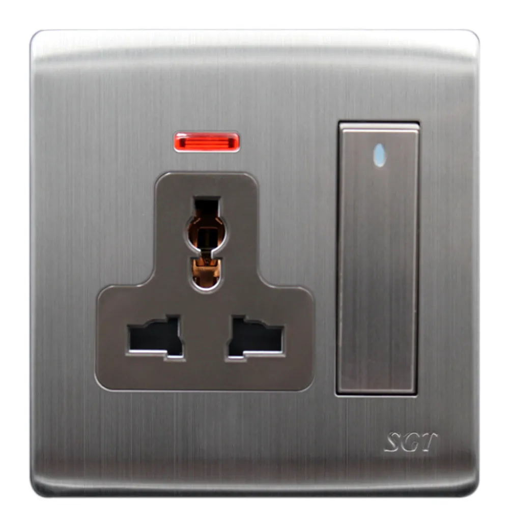 SGT F9 - 1Gang 3Pin Socket 13A250V