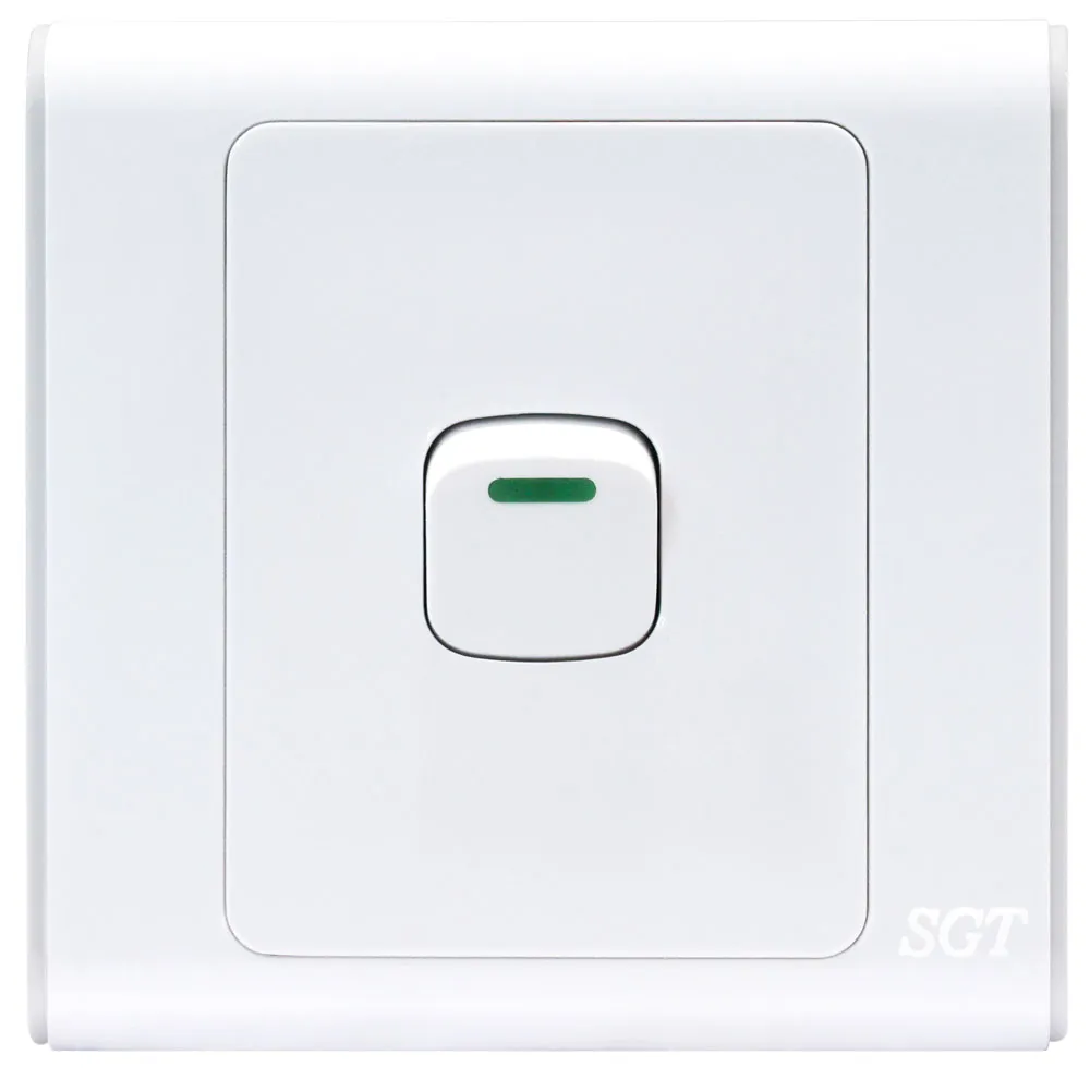 SGT A9 - 1Gang 1Way Switch 10A250V