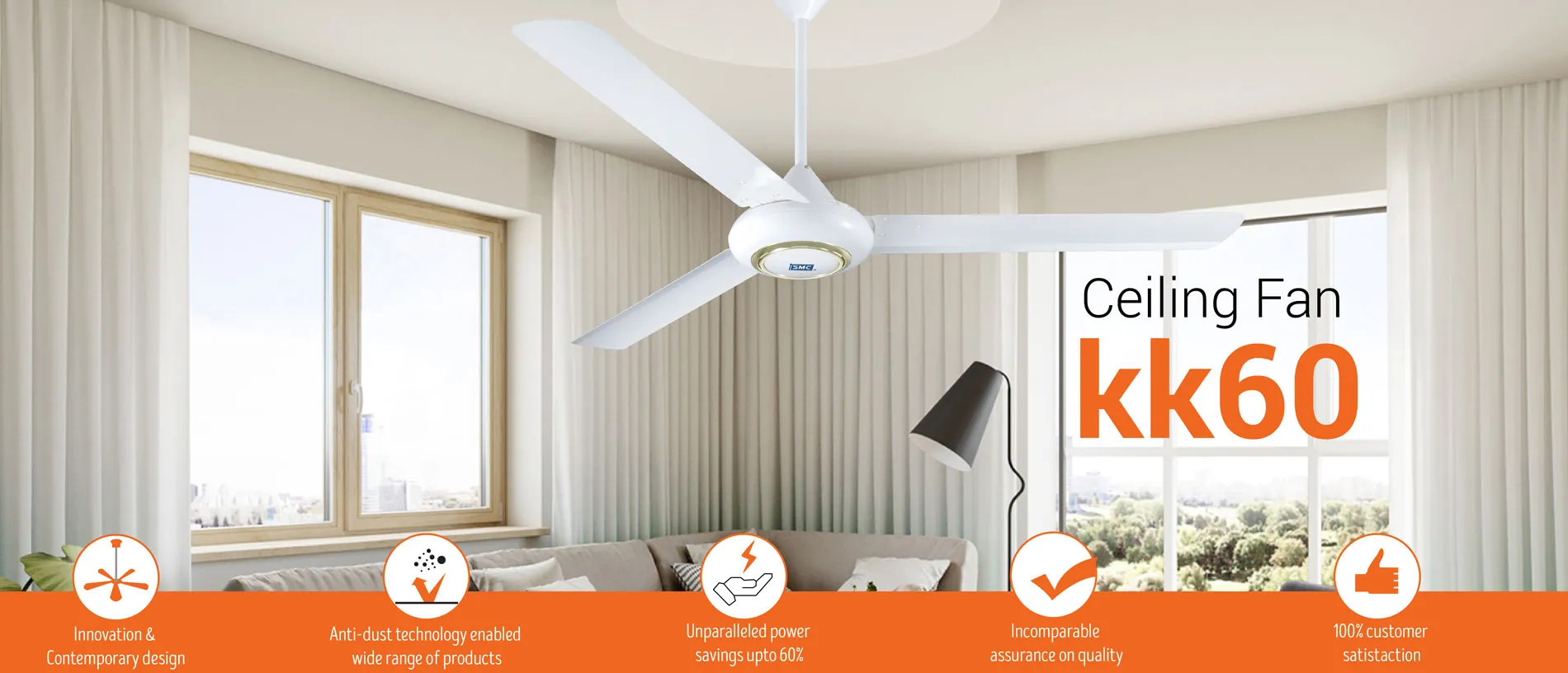 SMC KK60 ceiling fan