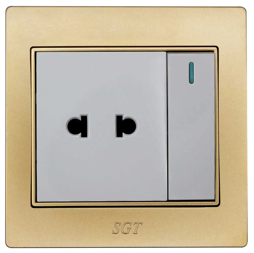 SGT Q9 - 1Gang 2Pin Socket 10A250V