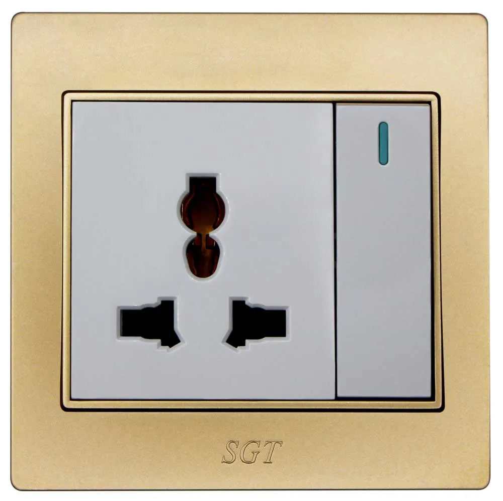 SGT Q9 - 1Gang 3Pin Socket 13A250V